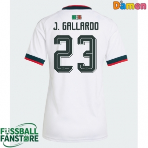 Mexiko Jesus Gallardo #23 Replik Auswärtstrikot Damen WM 2026 Kurzarm